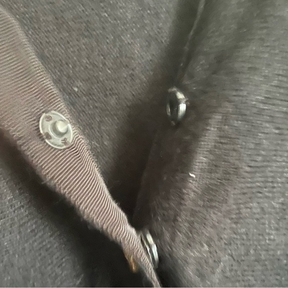 Nougat London black cardiagan sweater. cashmere and angora SZ 1. Quarter sleeve - Picture 6 of 9